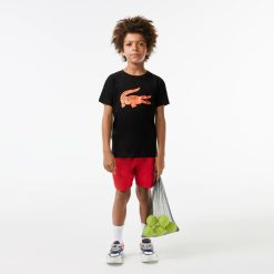 Vetements Garcon | LACOSTE T-Shirt Enfant Tennis Lacoste Sport Crocodile