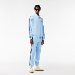 Survetements | LACOSTE Sweatshirt Jogger Loose Fit Avec Bandes Siglees