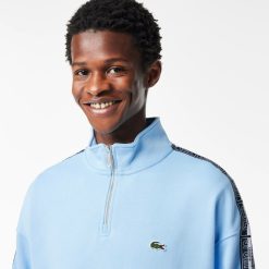 Survetements | LACOSTE Sweatshirt Jogger Loose Fit Avec Bandes Siglees