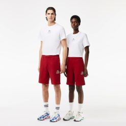 Pantalons & Shorts | LACOSTE Short Jogger Imprime Signature Lacoste