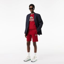 Pantalons & Shorts | LACOSTE Short Jogger Imprime Signature Lacoste