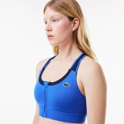 Brassieres & Leggings | LACOSTE Brassiere Sport Color-Block Stretch Maintien Moyen