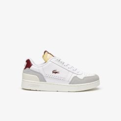 Sneakers | LACOSTE Sneakers T-Clip Femme Avec Details En Cuir