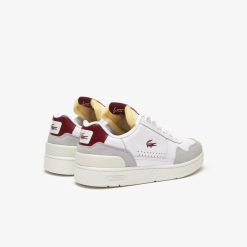 Sneakers | LACOSTE Sneakers T-Clip Femme Avec Details En Cuir