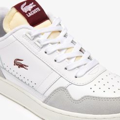 Sneakers | LACOSTE Sneakers T-Clip Femme Avec Details En Cuir