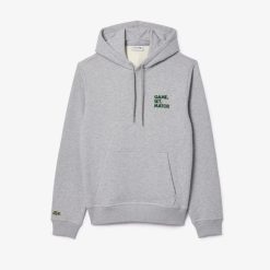 Sweatshirts | LACOSTE Sweatshirt Jogger A Capuche Avec Message