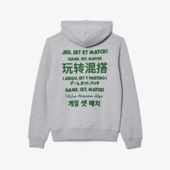 Sweatshirts | LACOSTE Sweatshirt Jogger A Capuche Avec Message