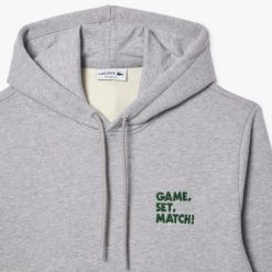 Sweatshirts | LACOSTE Sweatshirt Jogger A Capuche Avec Message