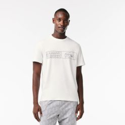 Sous-Vetements & Vetements D'Interieur | LACOSTE T-Shirt D'Interieur Imprime En Jersey De Coton