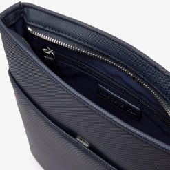 Sacoches & Pochettes | LACOSTE Sacoche Plate Men'S Classic Effet Petit Pique