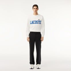 Pantalons & Shorts | LACOSTE Pantalon De Costume Uni En Twill Premium