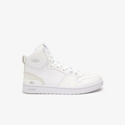 Sneakers | LACOSTE Sneakers L001 Mid Homme Avec Logo En Relief