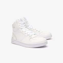 Sneakers | LACOSTE Sneakers L001 Mid Homme Avec Logo En Relief