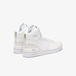 Sneakers | LACOSTE Sneakers L001 Mid Homme Avec Logo En Relief