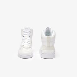 Sneakers | LACOSTE Sneakers L001 Mid Homme Avec Logo En Relief