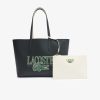 Sacs A Main & Cabas | LACOSTE Sac Cabas Anna Reversible En Petit Pique