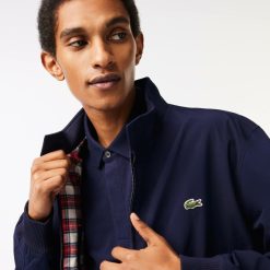 Manteaux & Vestes | LACOSTE Veste Legere Homme Lacoste En Twill Deperlant