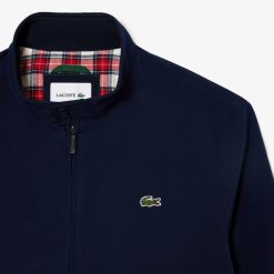 Manteaux & Vestes | LACOSTE Veste Legere Homme Lacoste En Twill Deperlant