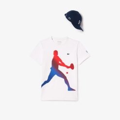 T-Shirts | LACOSTE Pack T-Shirt Et Casquette Lacoste Tennis X Novak Djokovic