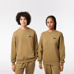 Sweatshirts | LACOSTE Sweatshirt Jogger Unie Lacoste Loose Fit Avec Badge Crocodile