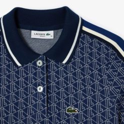 Polos | LACOSTE Polo Slim Fit Jacquard Monogramme Lacoste