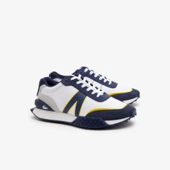 Sneakers | LACOSTE Sneakers L-Spin Deluxe Homme En Cuir Et Velours