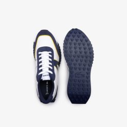 Sneakers | LACOSTE Sneakers L-Spin Deluxe Homme En Cuir Et Velours