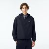 Survetements | LACOSTE Veste Courte Sportsuit Avec Capuche Amovible En Tissu Deperlant