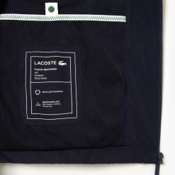 Survetements | LACOSTE Veste Courte Sportsuit Avec Capuche Amovible En Tissu Deperlant