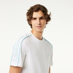 T-Shirts | LACOSTE T-Shirt Imprime Regular Fit En Pique Technique