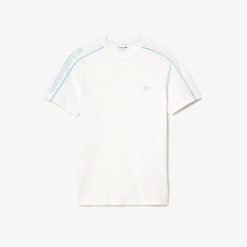 T-Shirts | LACOSTE T-Shirt Imprime Regular Fit En Pique Technique