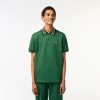 Polos | LACOSTE Polo Motif Monogramme Classic Fit A Col Contraste