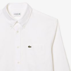 Chemises | LACOSTE Chemise Regular Fit Oxford En Coton