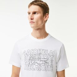 Vetements De Sport | LACOSTE T-Shirt Sport Ultra-Dry Avec Imprime