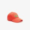 Chapeaux & Casquettes | LACOSTE Casquette Unie Ajustable Lacoste En Twill De Coton Biologique