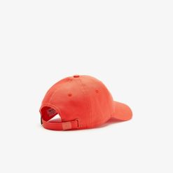 Chapeaux & Casquettes | LACOSTE Casquette Unie Ajustable Lacoste En Twill De Coton Biologique