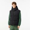 Manteaux & Vestes | LACOSTE Doudoune Sans Manche Deperlante En Duvet Avec Crocodile Matelasse