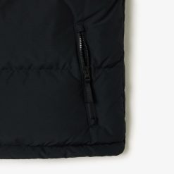 Manteaux & Vestes | LACOSTE Doudoune Sans Manche Deperlante En Duvet Avec Crocodile Matelasse