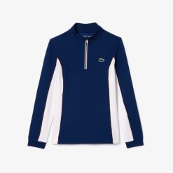 Vetements De Sport | LACOSTE Sweatshirt Slim Fit Sport Avec Manches Contrastees