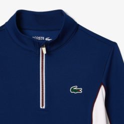 Vetements De Sport | LACOSTE Sweatshirt Slim Fit Sport Avec Manches Contrastees