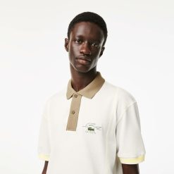 Polos | LACOSTE Polo Bicolore Homme Lacoste En Coton Biologique