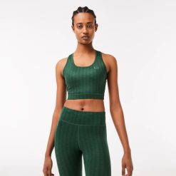 Brassieres & Leggings | LACOSTE Brassiere Femme Lacoste Sport Avec Imprime