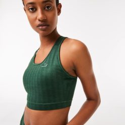 Brassieres & Leggings | LACOSTE Brassiere Femme Lacoste Sport Avec Imprime