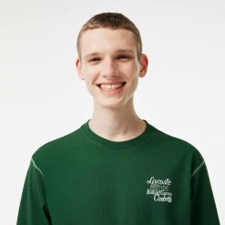 Vetements De Sport | LACOSTE T-Shirt Homme Lacoste Sport Edition Roland Garros En Jersey Epais