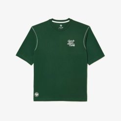 Vetements De Sport | LACOSTE T-Shirt Homme Lacoste Sport Edition Roland Garros En Jersey Epais