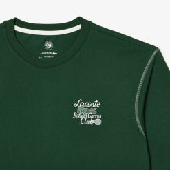 Vetements De Sport | LACOSTE T-Shirt Homme Lacoste Sport Edition Roland Garros En Jersey Epais