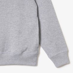 Pullovers | LACOSTE Sweatshirt A Col Montant Zippe En Coton Uni