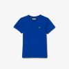 Vetements Garcon | LACOSTE T-Shirt Uni En Jersey De Coton