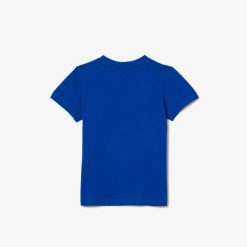 Vetements Garcon | LACOSTE T-Shirt Uni En Jersey De Coton