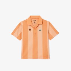 Vetements Garcon | LACOSTE Polo Ramasseur De Balles Sport Edition Roland Garros